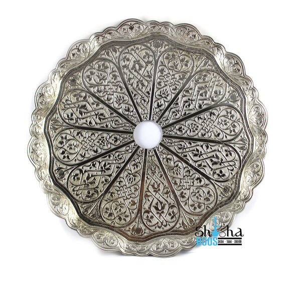 Tebzi Teller Oriental Silber 35cm