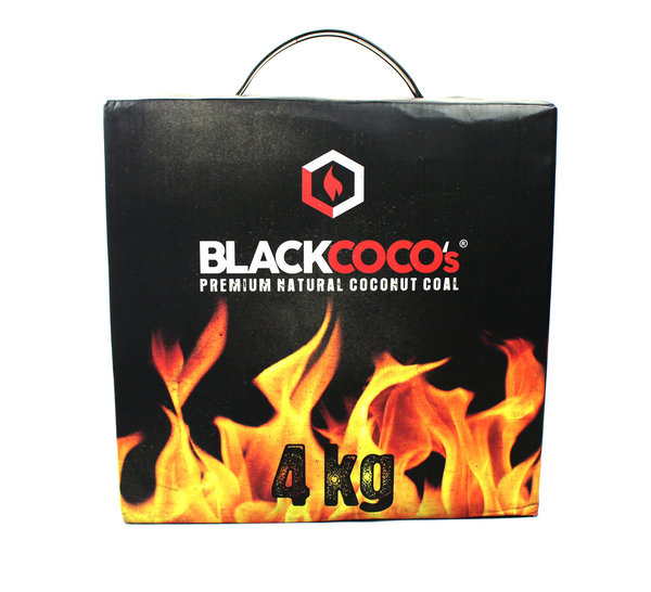 Black Coco's Premium Kokosnuss Naturkohle 4kg